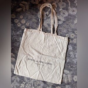 Spell Cream Tote Bag